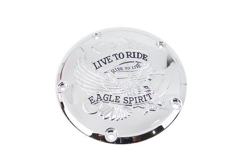 V-Twin Eagle Spirit Derby Cover Chrome - 42-0950
