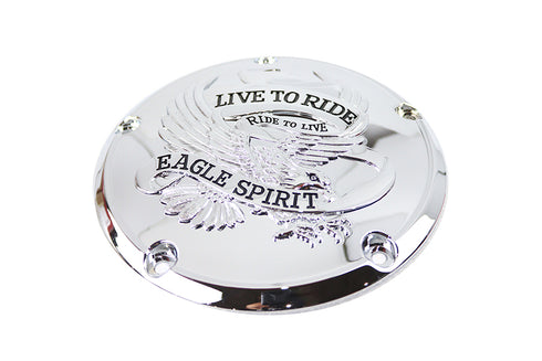 V-Twin Eagle Spirit Derby Cover Chrome - 42-0950