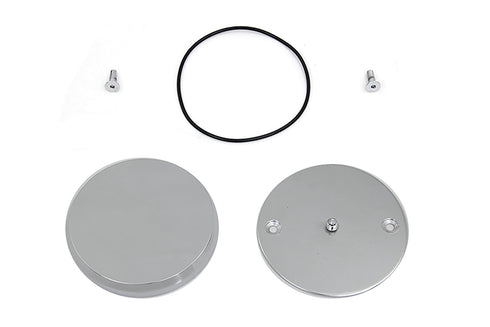 V-Twin Smooth Chrome Ignition System Cover with Hidden Screws - 42-0956