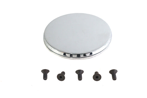 V-Twin Smooth Chrome Ignition System Cover with Hidden Screws - 42-0957