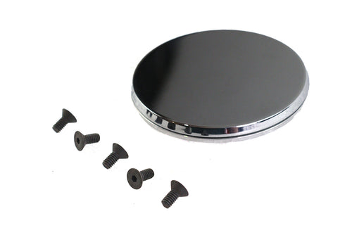 V-Twin Smooth Chrome Ignition System Cover with Hidden Screws - 42-0957