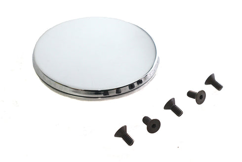 V-Twin Smooth Chrome Ignition System Cover with Hidden Screws - 42-0957