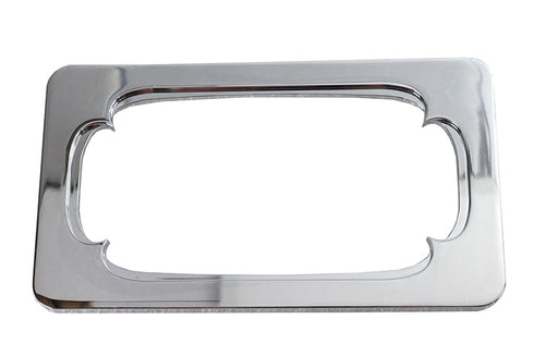 V-Twin License Plate Frame Thorn Style Chrome Billet - 42-0998