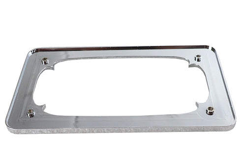V-Twin License Plate Frame Thorn Style Chrome Billet - 42-0998