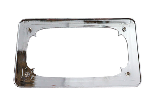 V-Twin License Plate Frame Thorn Style Chrome Billet - 42-0998