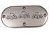 V-Twin Bonehead Skull Inspection Cover Chrome - 42-1008
