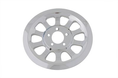 V-Twin Outer Pulley Cover 66 Tooth Chrome - 42-1014