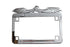 V-Twin License Plate Frame Flying Eagle Style Chrome - 42-1037