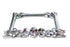 V-Twin License Plate Frame Skull Style Chrome - 42-1068
