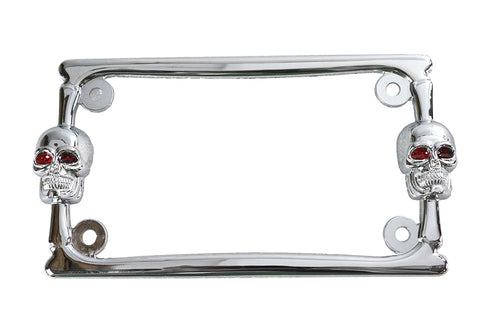 V-Twin License Plate Frame Chrome - 42-1070