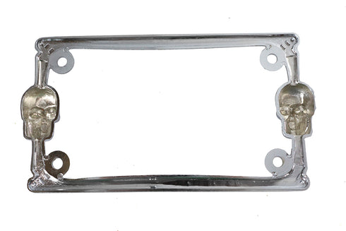V-Twin License Plate Frame Chrome - 42-1070