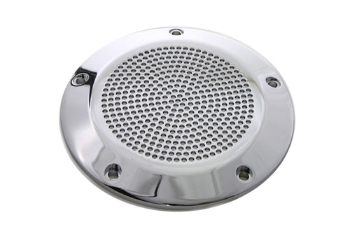 V-Twin Chrome Perforated 5-Hole Derby Cover - 42-1089