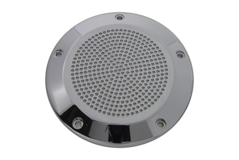 V-Twin Chrome Perforated 5-Hole Derby Cover - 42-1089