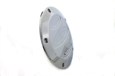V-Twin Chrome Contour 5-Hole Derby Cover - 42-1091