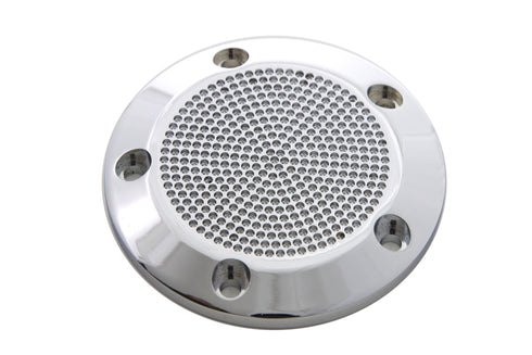 V-Twin Chrome 5-Hole Perforated Ignition System Cover - 42-1093