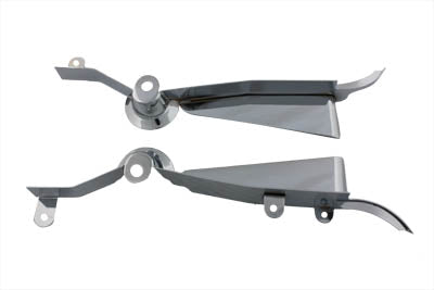 V-Twin Saddlebag Filler Panel Kit Chrome - 42-1107
