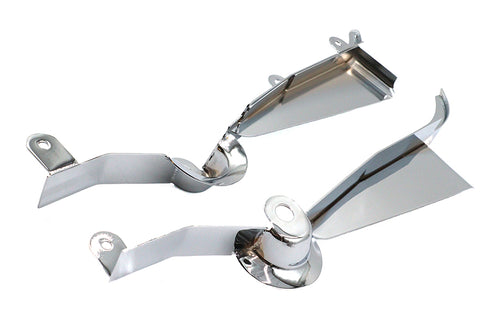 V-Twin Saddlebag Filler Panel Kit Chrome - 42-1107