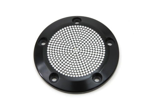 V-Twin Black 5-Hole Perforated Ignition System Cover - 42-1119