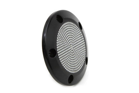 V-Twin Black 5-Hole Perforated Ignition System Cover - 42-1119