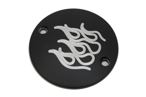 V-Twin Black Flame Ignition System Cover - 42-1122