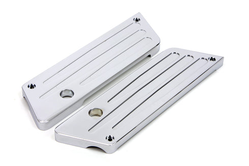 V-Twin Wyatt Gatling Milled Saddlebag Face Plate - 42-1129