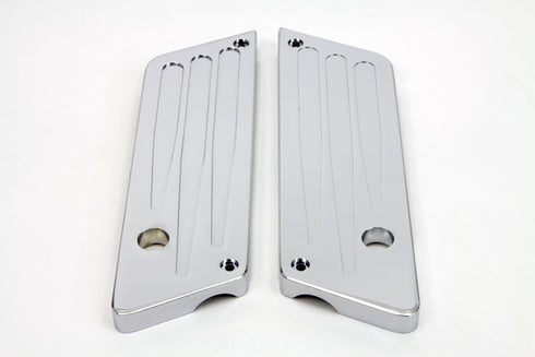V-Twin Wyatt Gatling Milled Saddlebag Face Plate - 42-1129