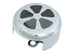 V-Twin Spoke Style Round Horn Cover Chrome - 42-1134