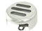 V-Twin Slotted Style Round Horn Cover Chrome - 42-1135