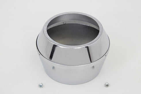 V-Twin Chrome Tachometer Cover - 42-1137