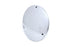 V-Twin Chrome Grooved 3-Hole Derby Cover - 42-1142
