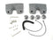 V-Twin Head Bolt and Spark Plug Cover Kit Silver - 42-1154