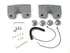 V-Twin Head Bolt and Spark Plug Cover Kit Silver - 42-1154