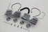 V-Twin Head Bolt and Spark Plug Cover Kit Silver - 42-1154
