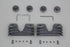 V-Twin Head Bolt and Spark Plug Cover Kit Silver - 42-1156