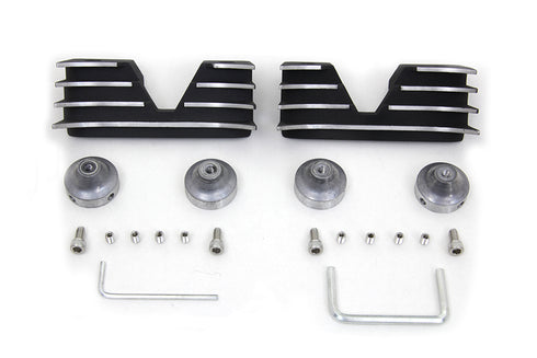 V-Twin Head Bolt and Spark Plug Cover Kit Black - 42-1157