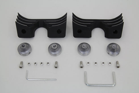 V-Twin Head Bolt and Spark Plug Cover Kit Black - 42-1157