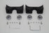 V-Twin Head Bolt and Spark Plug Cover Kit Black - 42-1157