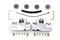 V-Twin Head Bolt and Spark Plug Cover Kit Chrome - 42-1158