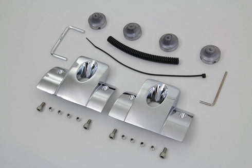 V-Twin Head Bolt and Spark Plug Cover Kit Chrome - 42-1158