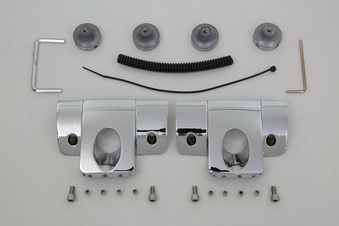 V-Twin Head Bolt and Spark Plug Cover Kit Chrome - 42-1158