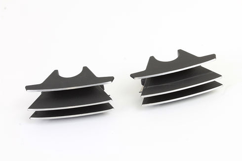V-Twin M8 Finned Spark Plug Cover Set Black - 42-1160