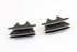 V-Twin M8 Finned Spark Plug Cover Set Black - 42-1160
