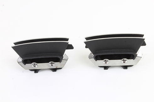 V-Twin M8 Finned Spark Plug Cover Set Black - 42-1160