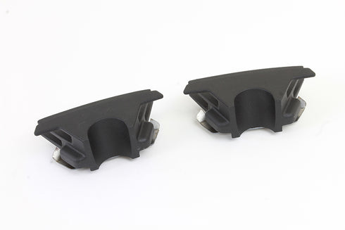 V-Twin M8 Finned Spark Plug Cover Set Black - 42-1160