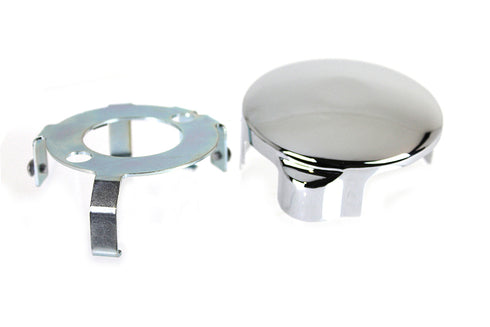 V-Twin FLT Starter Motor End Cover Kit Chrome - 42-1168