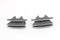 V-Twin M8 Finned Spark Plug Cover Set Granite - 42-1170