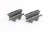 V-Twin M8 Finned Spark Plug Cover Set Granite - 42-1170