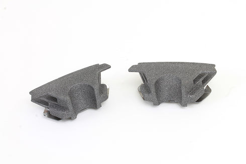 V-Twin M8 Finned Spark Plug Cover Set Granite - 42-1170