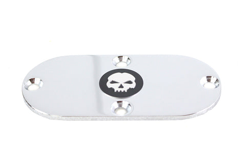 V-Twin Skull Inspection Cover Chrome - 42-1216