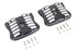 V-Twin Black Accent XL Rocker Box Cover Set - 42-1220